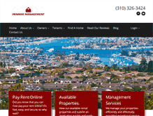Tablet Screenshot of penmarmanagement.com